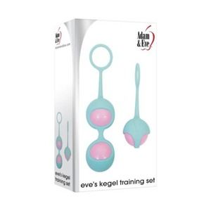 Adam & Eve Eve's Kegel Training Set - Pink/teal